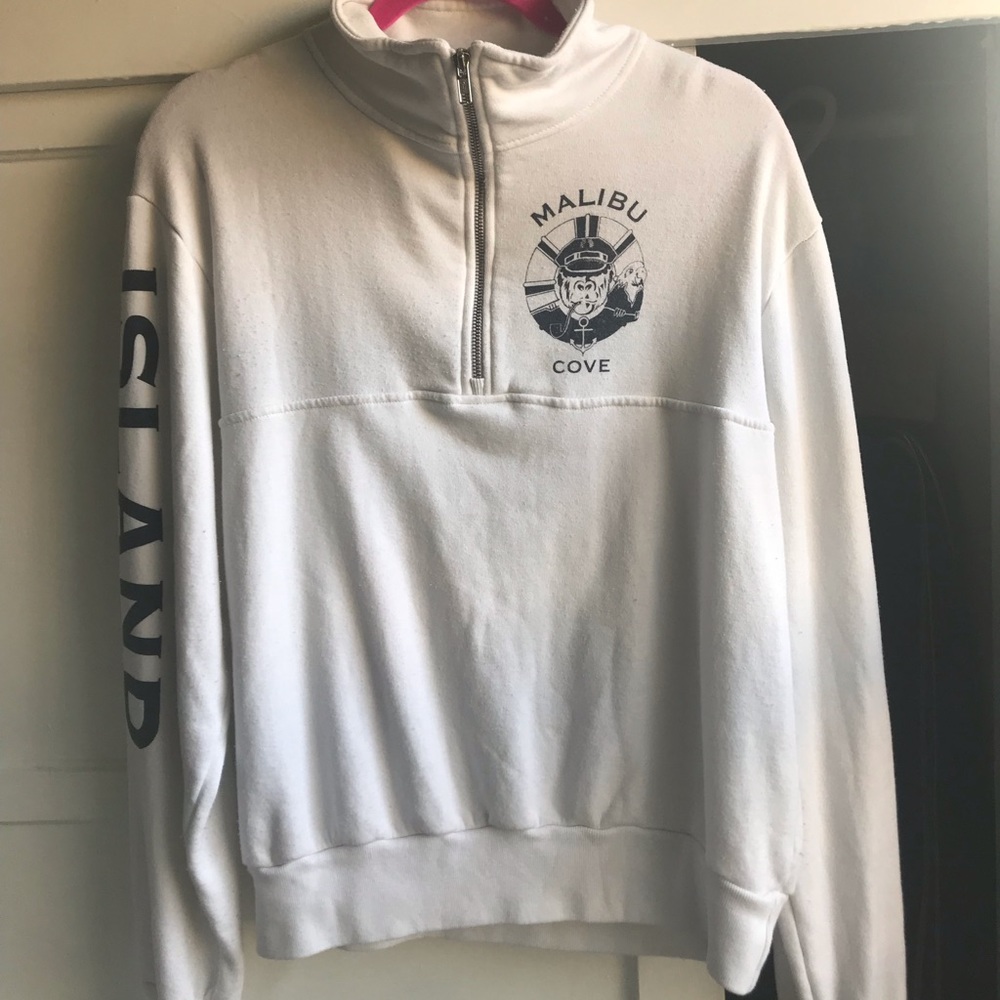 Brandy Melville half zip sweatshirt